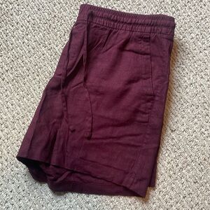 Old Navy High Waisted Linen Shorts (Large)